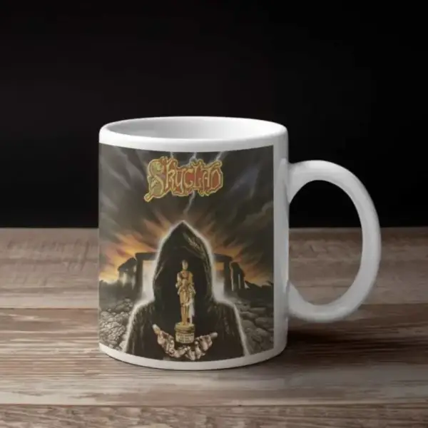 Skyclad Coffee Mug, Skyclad A Burnt Offering For The Bone Idol Coffee Mug