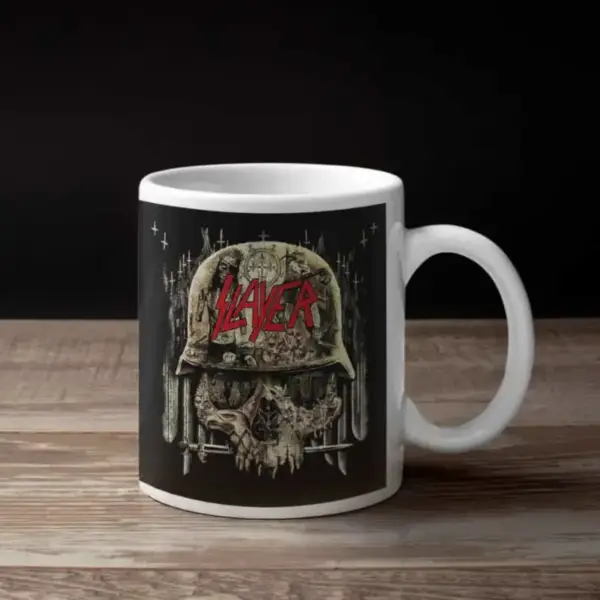 Slayer Coffee Mug, Slayer Skullhead Coffee Mug