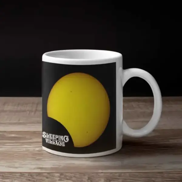 Sleeping Village Coffee Mug, Sleeping Village Among the Gods Coffee Mug