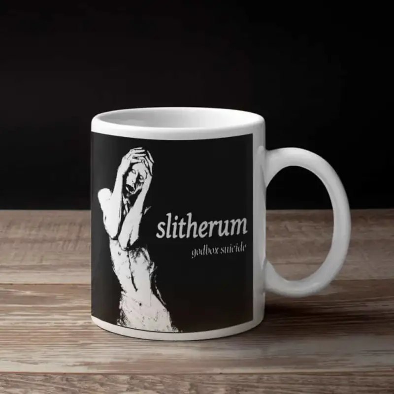 Slitherum Coffee Mug, Slitherum Godbox Suicide Coffee Mug