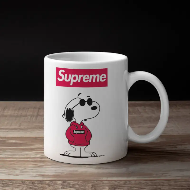 Snoopy Supreme Coffee Mug, Snoopy Supreme Mug