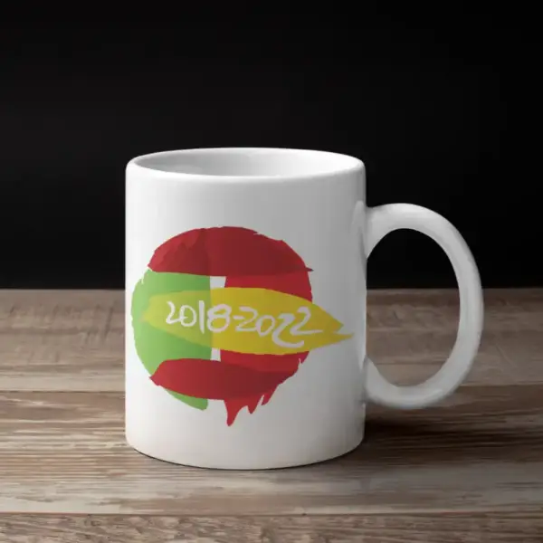Spain and Portugal Fifa World Cup Logo Coffee Mug