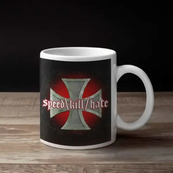 Speed Kill Hate Coffee Mug, Speed Kill Hate Out for Blood Coffee Mug