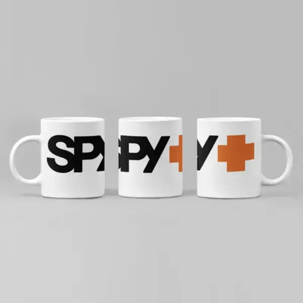 Spy Coffee Mug, Spy Sunglasses Logo Mug