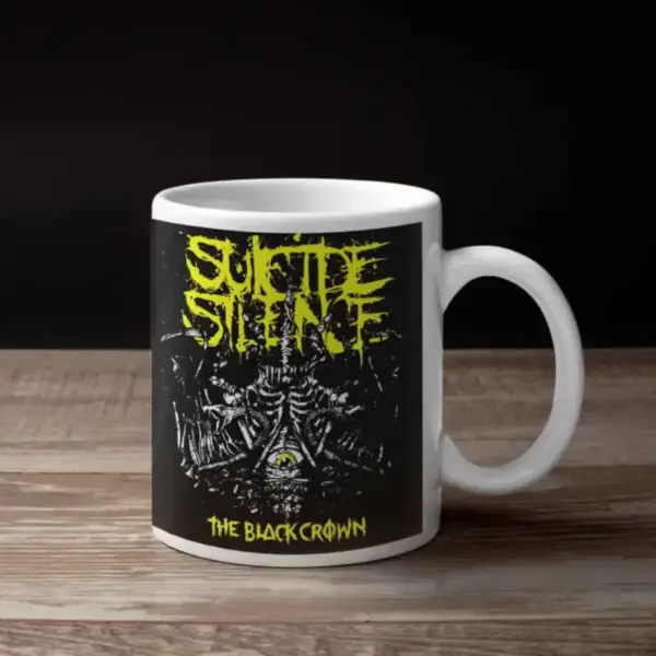 Suicide Silence Coffee Mug, Suicide Silence The Black Crown Cover Coffee Mug