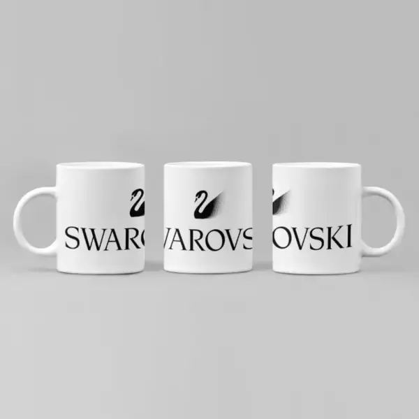 Swarovski Coffee Mug, Swarovski Logo Mug