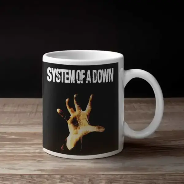 System of A Down Coffee Mug, System of A Down Hand Coffee Mug