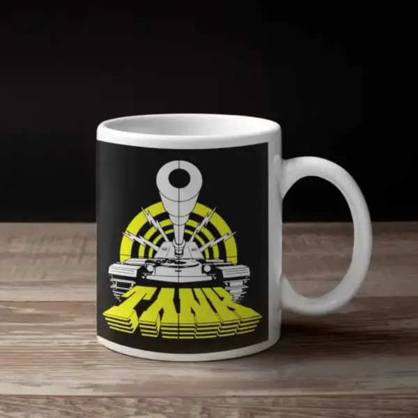 Tank Coffee Mug, Tank Logo Coffee Mug