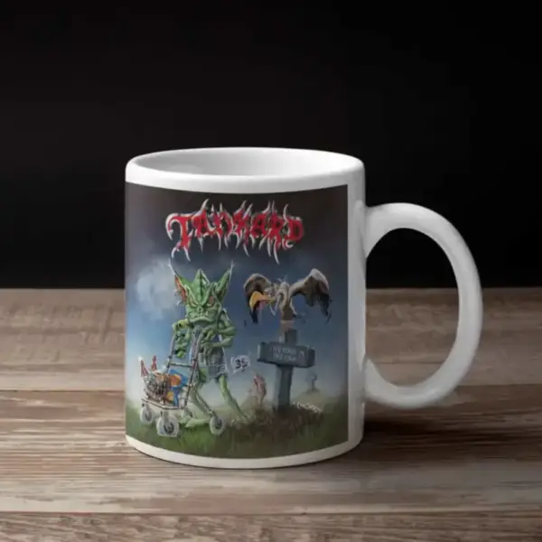 Tankard Coffee Mug, Tankard One Foot in the Grave Coffee Mug