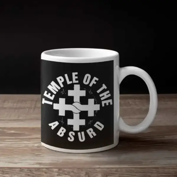 Temple of the Absurd Coffee Mug, Temple of the Absurd Logo Coffee Mug