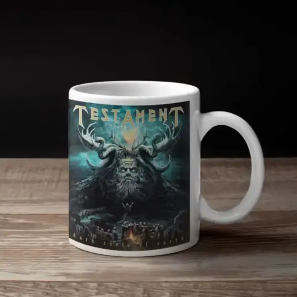 Testament Coffee Mug, Testament Dark Roots Of Earth Coffee Mug