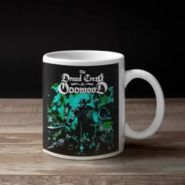 The Dread Crew of Oddwood Coffee Mug, The Dread Crew of Oddwood Lawful Evil Coffee Mug
