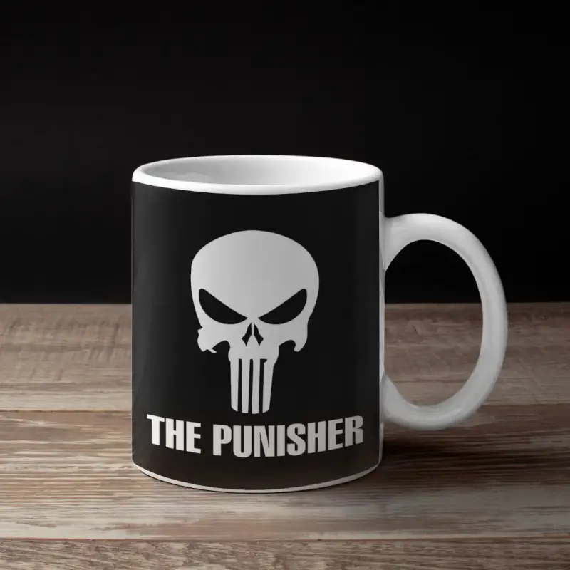 The Punisher Coffee Mug, The Punisher Logo Mug