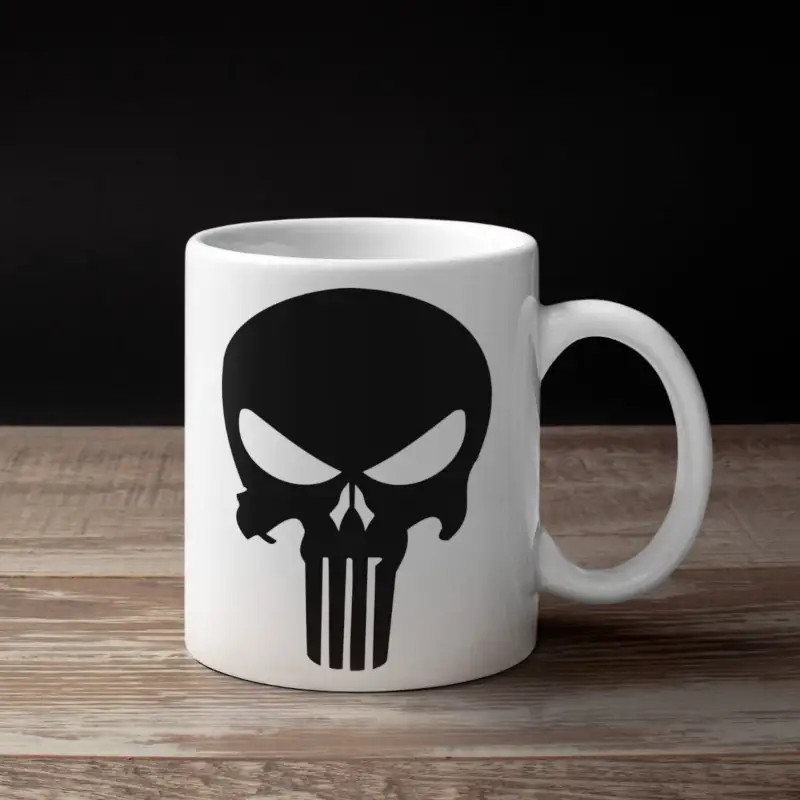 The Punisher Coffee Mug, The Punisher Logo Mug