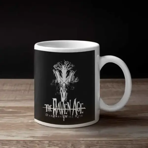 The Raven Age Coffee Mug, The Raven Age Darkness Will Rise Coffee Mug