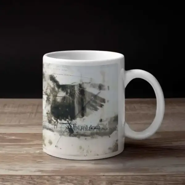 The Red Death Coffee Mug, The Red Death Aftertaste of the Emaciated Coffee Mug