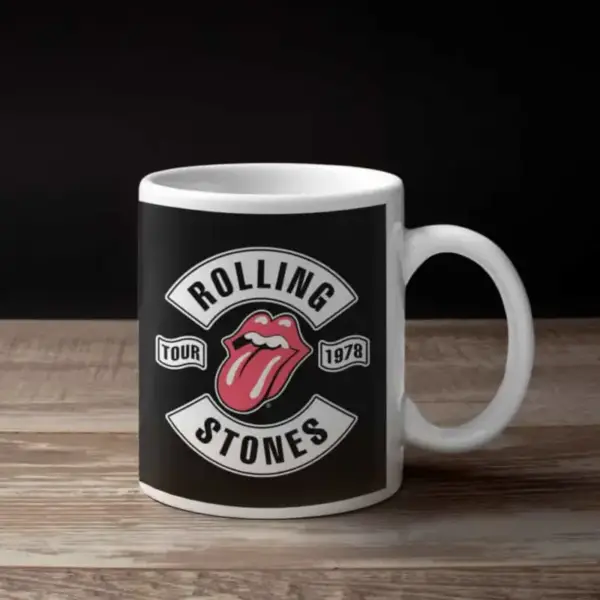 The Rolling Stones Coffee Mug, The Rolling Stones Tour 1978 Coffee Mug