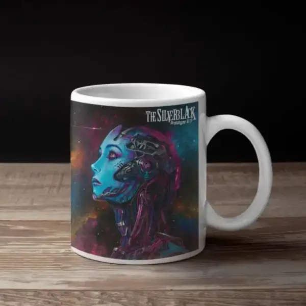 The Silverblack Coffee Mug, The Silverblack Prototype 6-17 Coffee Mug