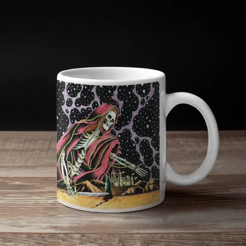 Throne Of Saturn Artwork Coffee Mug