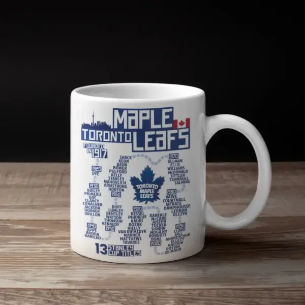 Toronto Maple Leafs Coffee Mug, Toronto Maple Leafs Timeline Mug