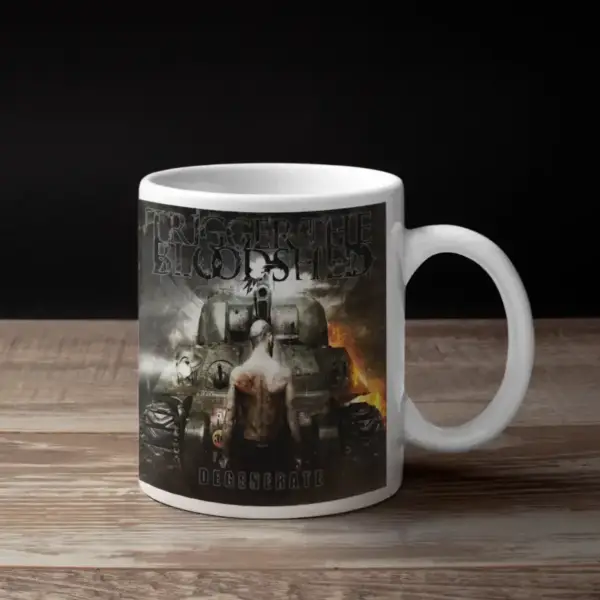 Trigger The Bloodshed Degenerate Coffee Mug
