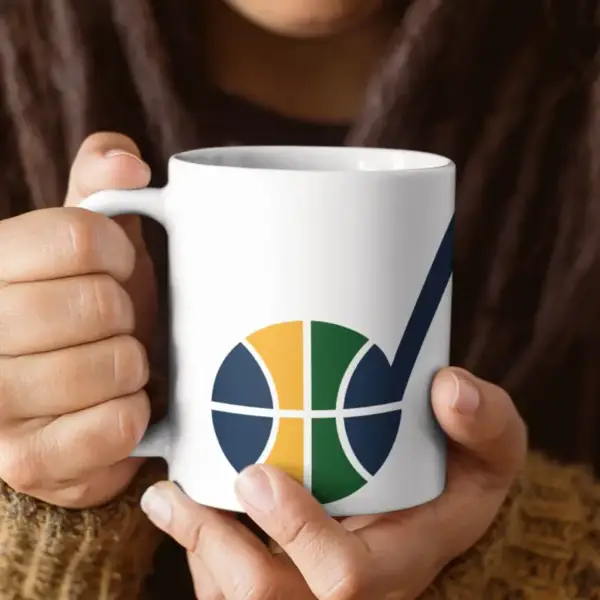 Utah Jazz Coffee Mug, Utah Jazz Logo Mug