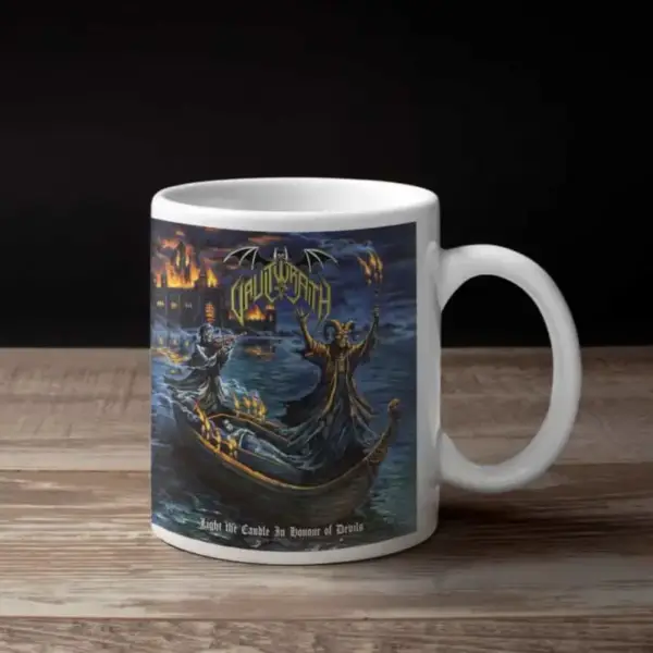Vaultwraith Coffee Mug, Vaultwraith Light the Candle in Honour of Devils Coffee Mug