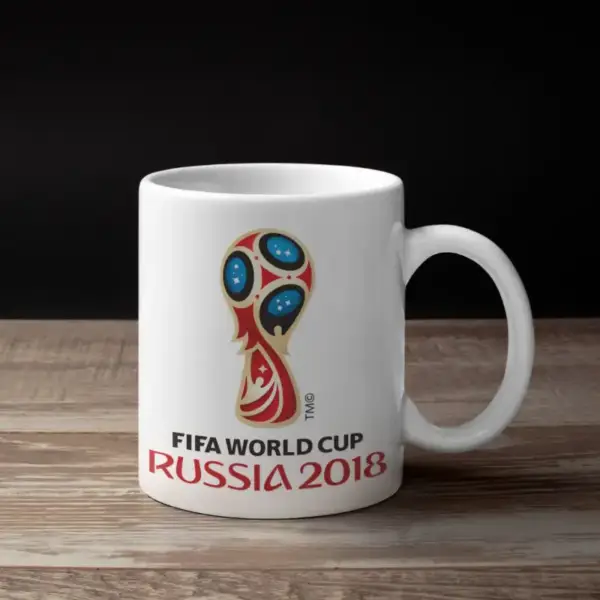 World Cup Coffee Mug, 2018 FIFA World Cup Logo Mug