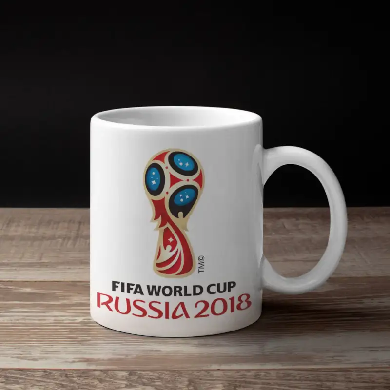 World Cup Coffee Mug, 2018 FIFA World Cup Logo Mug