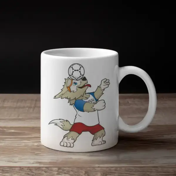 Zabivaka Coffee Mug, Fifa 2018 World Cup Mascot Mug