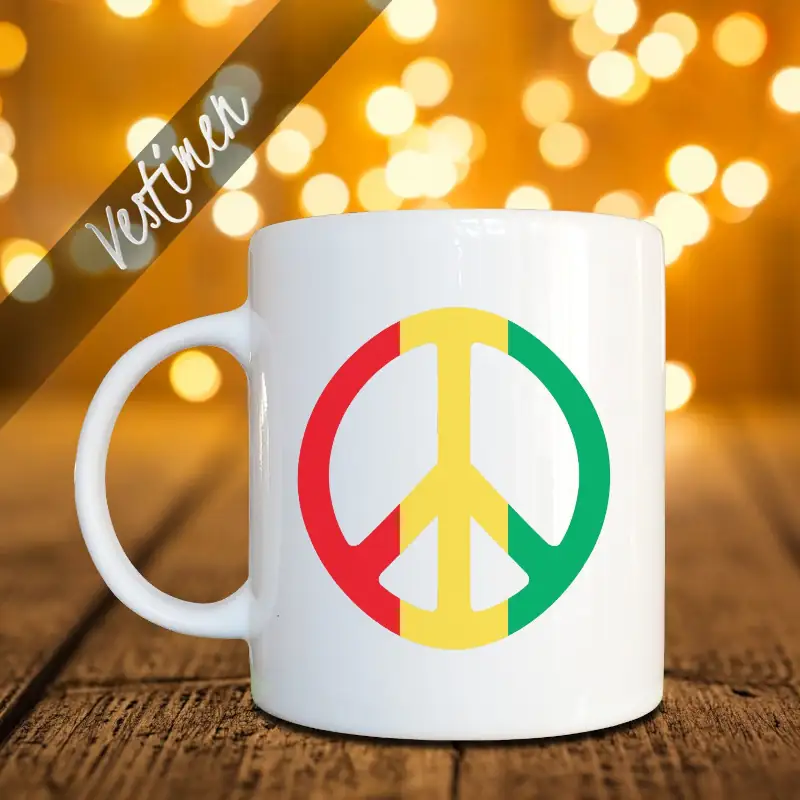 Peace Mug, Reggae & Peace Coffee Mug