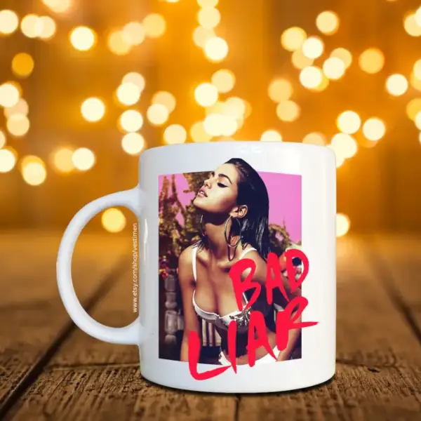 Selena Gomez Coffee Mug Bad Liar Cover Coffee Mug No01