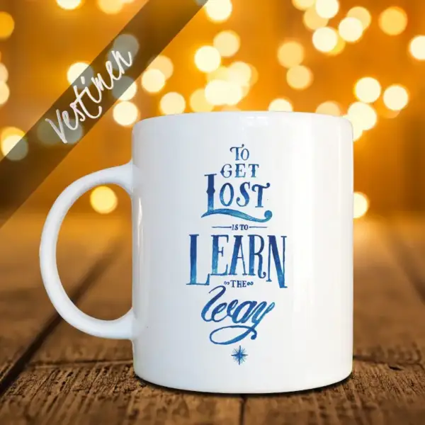 To Get Lost Mug, To Get Lost Coffee Mug