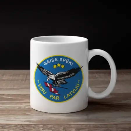 Latvian Air Force Coffee Mug