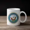 Seal of the United States Department of the Navy Coffee Mug