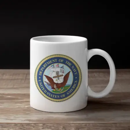 US Department of The Navy Coffee Mug