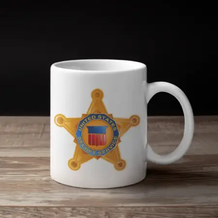 US Secret Service Star Coffee Mug