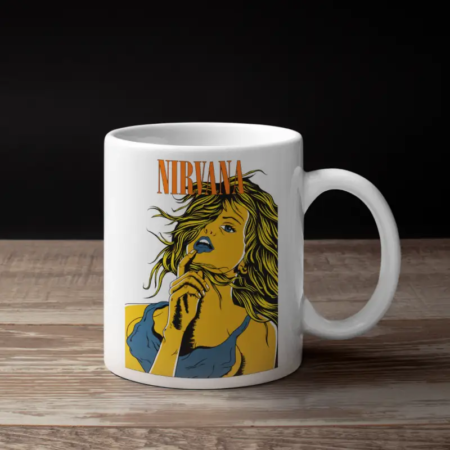 Nirvana Coffee Mug, Nirvana Come As You Are Mug