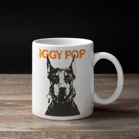 Iggy Pop Coffee Mug, Iggy Pop I Wanna Be Your Dog Mug