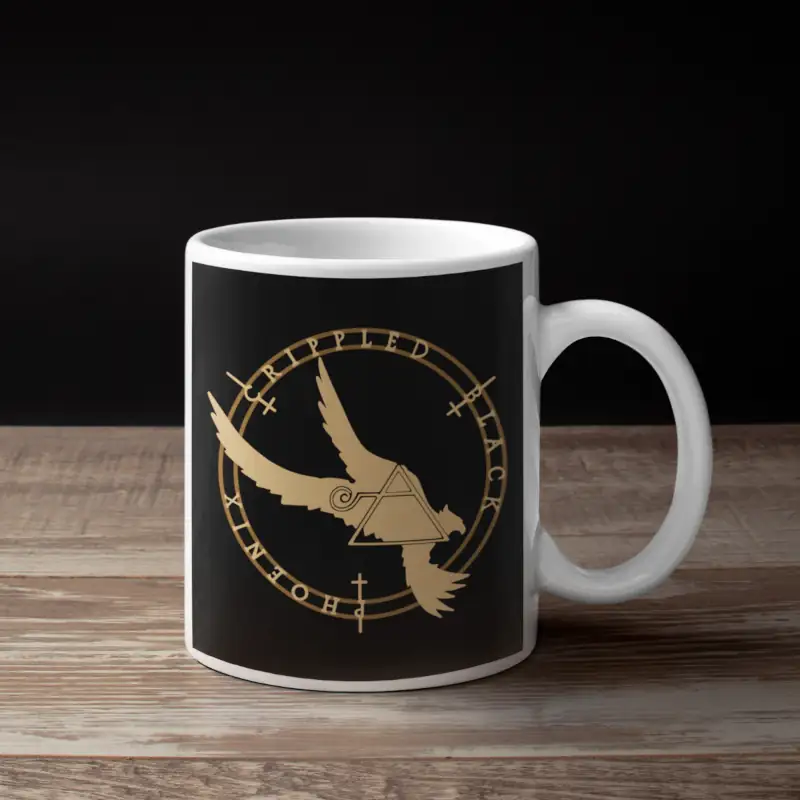 Crippled Black Phoenix Coffee Mug, Crippled Black Phoenix Logo Mug