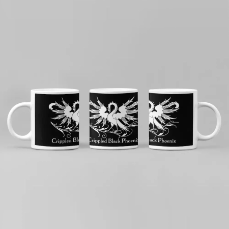 Crippled Black Phoenix Coffee Mug, Crippled Black Phoenix Logo Mug