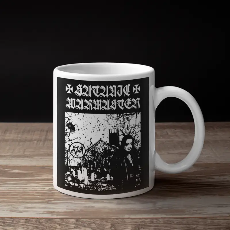 Satanic Warmaster Coffee Mug, Satanic Warmaster Strength & Honour Mug