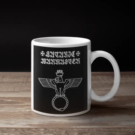 Satanic Warmaster Coffee Mug, Satanic Warmaster Strength & Honour Mug