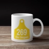 Calf 269 Coffee Mug, Calf 269 Go Vegan Mug