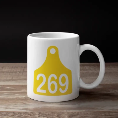 Calf 269 Coffee Mug, Calf 269 Label Mug