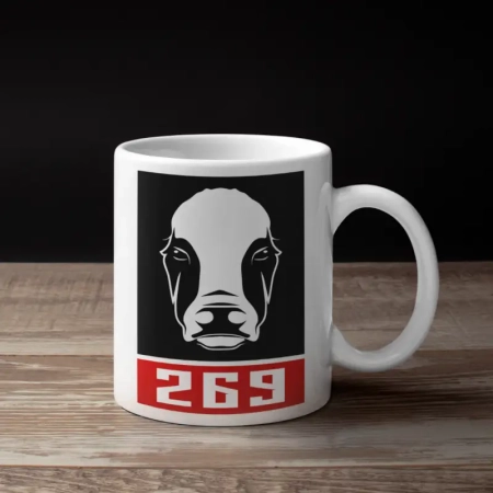 Calf 269 Coffee Mug, Calf 269 Obey Mug